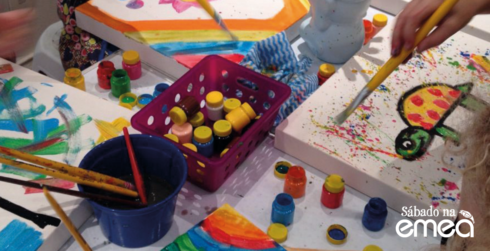 OFICINA: Pintura Livre em Tela